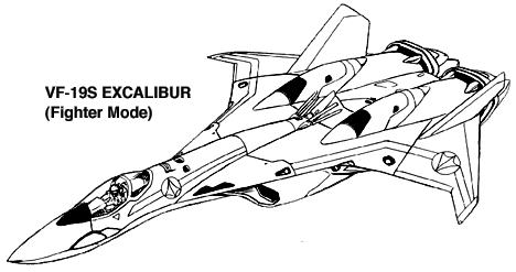 Vf 19 Excalibur Advanced Variable Fighter